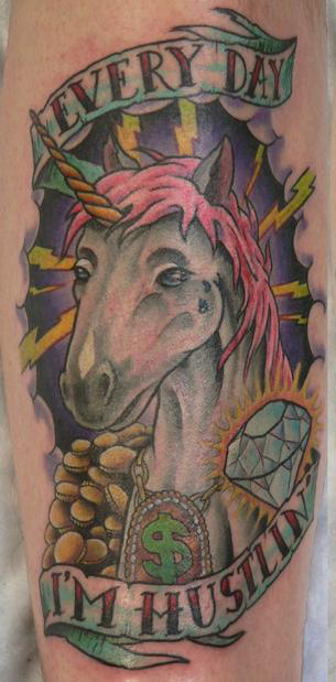 really bad tattoos. Top Five Bad Unicorn Tattoos