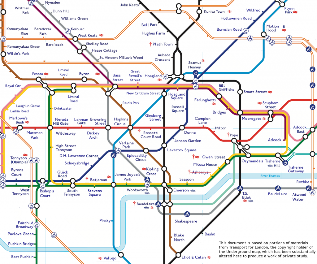 Kipling Cross and New Criticism Street: A Poet’s Tube Map | E-Verse Radio